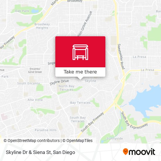 Mapa de Skyline Dr & Siena St