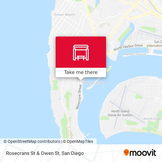 Rosecrans St & Owen St map