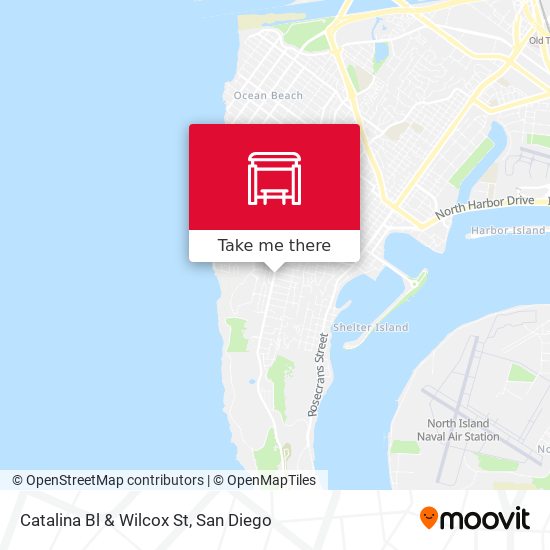 Catalina Bl & Wilcox St map