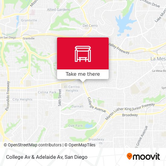 Mapa de College Av & Adelaide Av