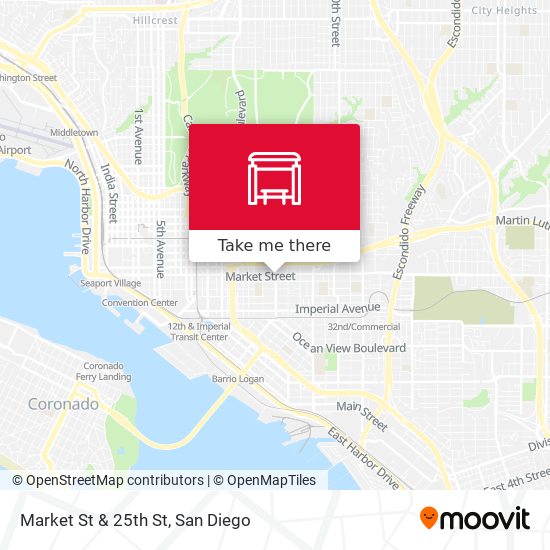 Mapa de Market St & 25th St