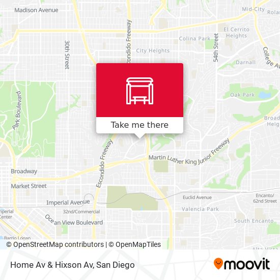 Mapa de Home Av & Hixson Av
