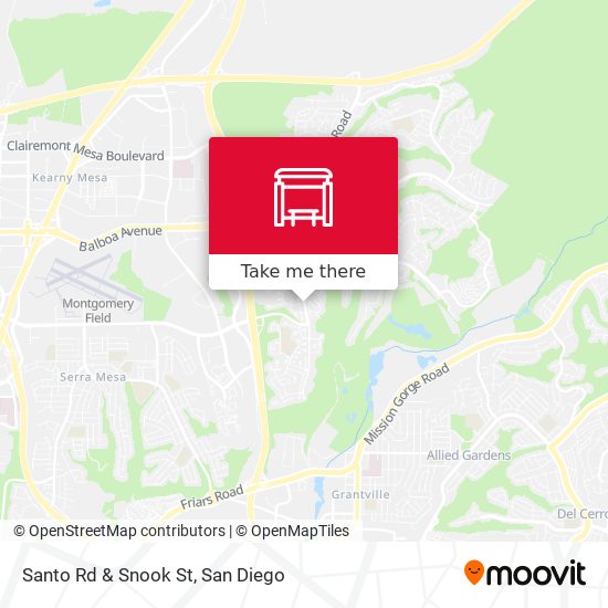 Santo Rd & Snook St map