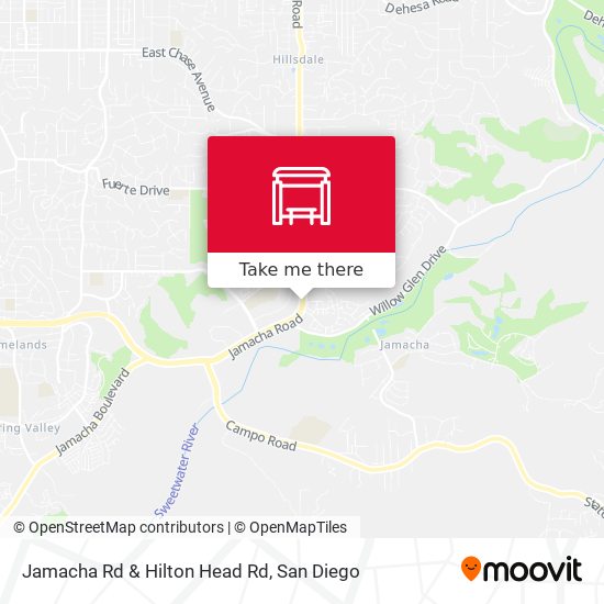 Jamacha Rd & Hilton Head Rd map