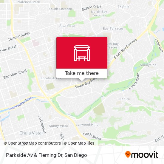 Mapa de Parkside Av & Fleming Dr