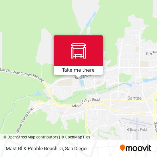 Mapa de Mast Bl & Pebble Beach Dr