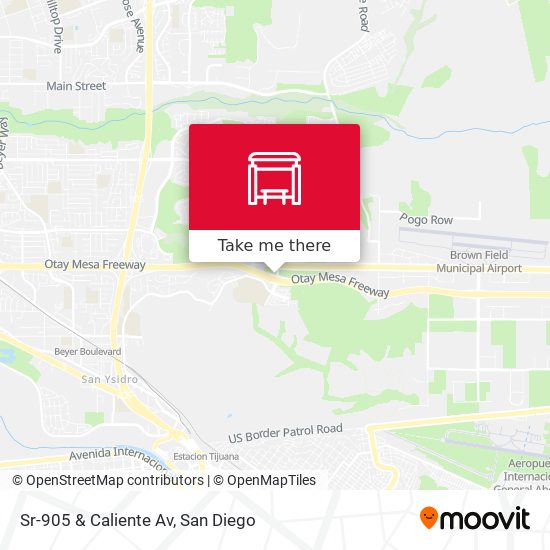 Sr-905 & Caliente Av map