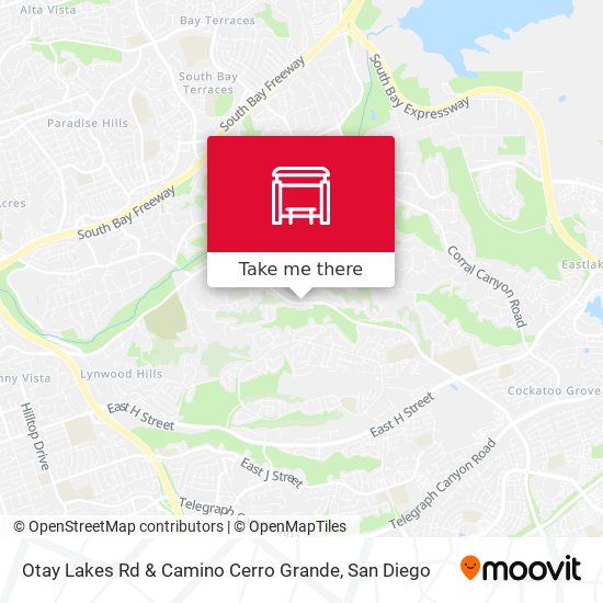 Otay Lakes Rd & Camino Cerro Grande map