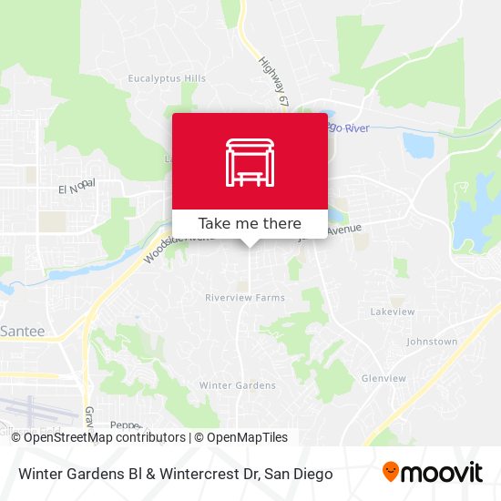 Winter Gardens Bl & Wintercrest Dr map