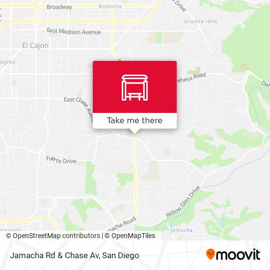 Mapa de Jamacha Rd & Chase Av