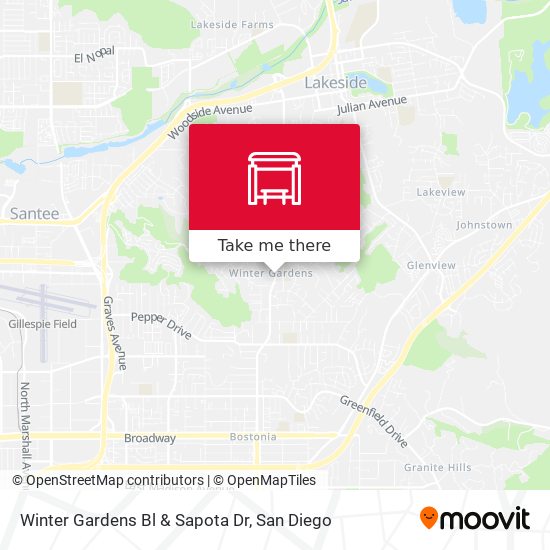 Winter Gardens Bl & Sapota Dr map
