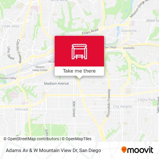Mapa de Adams Av & W Mountain View Dr