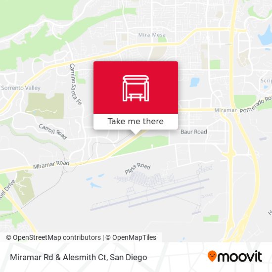 Miramar Rd & Alesmith Ct map