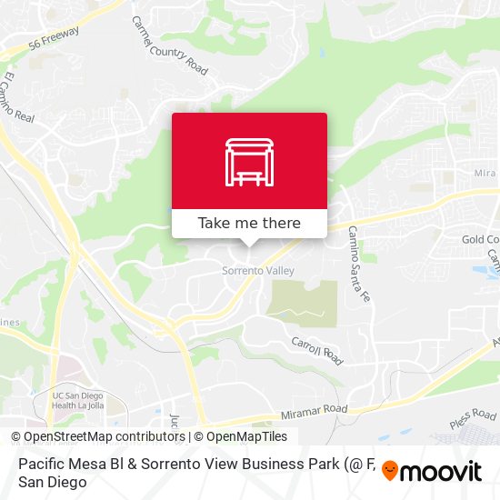 Mapa de Pacific Mesa Bl & Sorrento View Business Park
