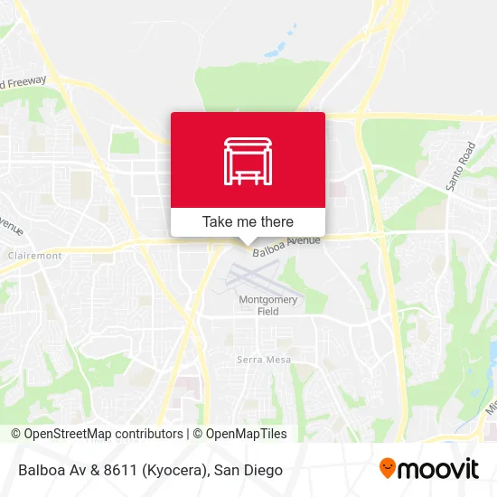 Balboa Av & 8611 (Kyocera) map