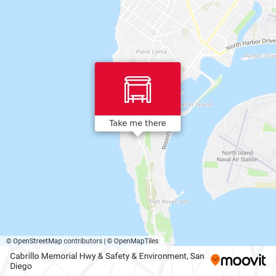 Mapa de Cabrillo Memorial Hwy & Safety & Environment