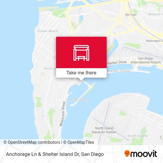 Anchorage Ln & Shelter Island Dr map