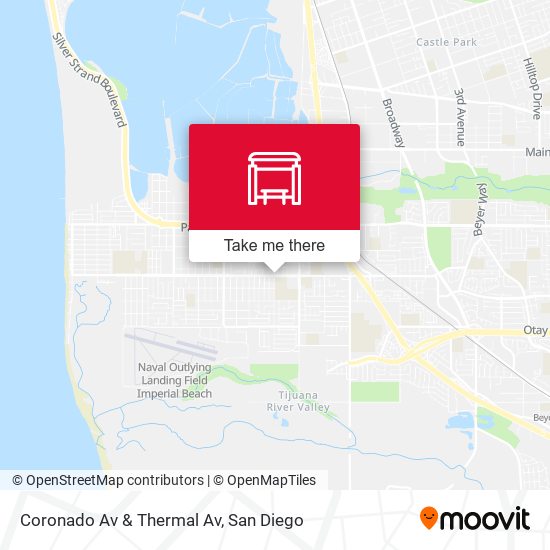 Mapa de Coronado Av & Thermal Av