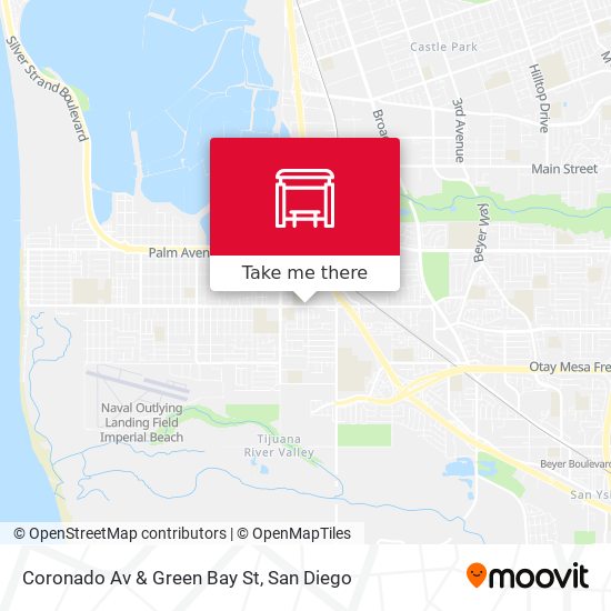 Coronado Av & Green Bay St map