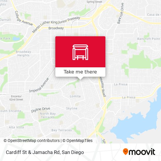Mapa de Cardiff St & Jamacha Rd