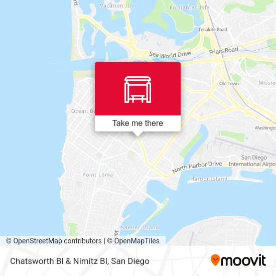 Chatsworth Bl & Nimitz Bl map