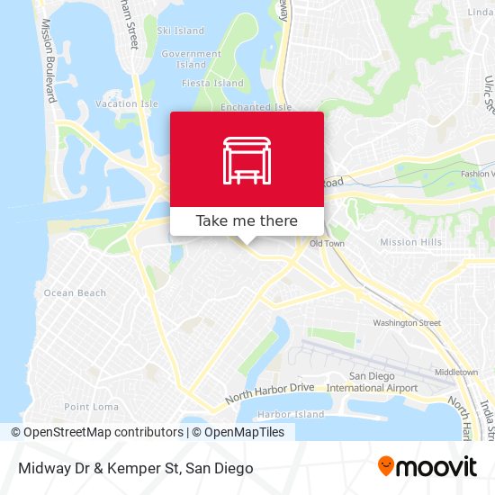 Midway Dr & Kemper St map