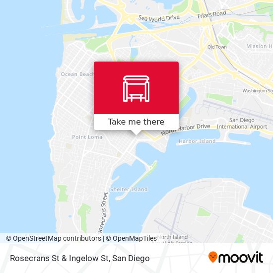 Rosecrans St & Ingelow St map