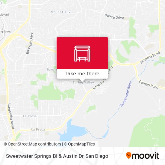 Sweetwater Springs Bl & Austin Dr map