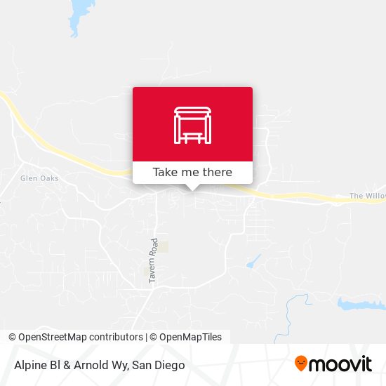 Mapa de Alpine Bl & Arnold Wy