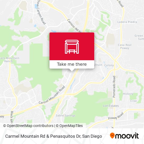 Mapa de Carmel Mountain Rd & Penasquitos Dr