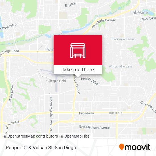 Mapa de Pepper Dr & Vulcan St