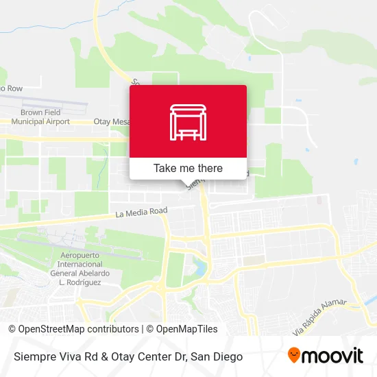 Siempre Viva Rd & Otay Center Dr map