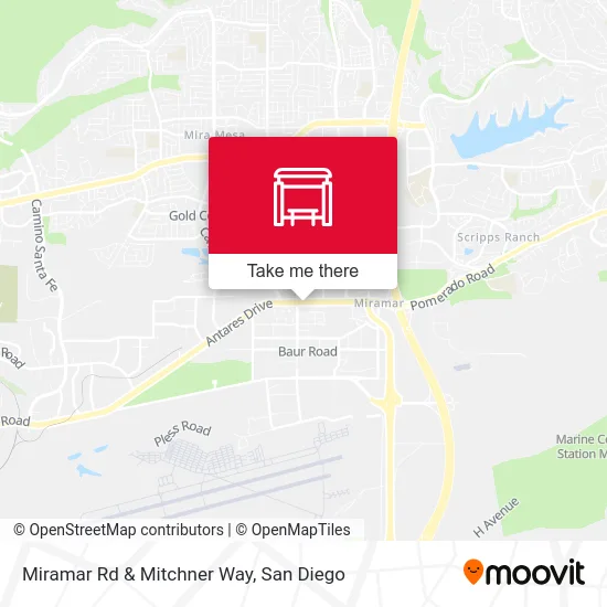 Miramar Rd & Mitchner Way map