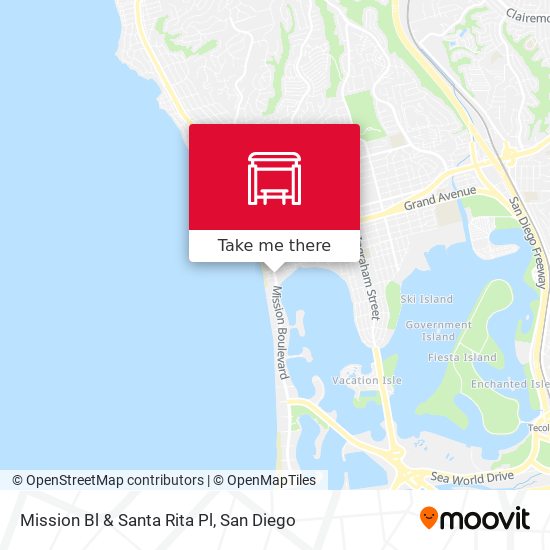 Mapa de Mission Bl & Santa Rita Pl