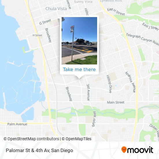 Mapa de Palomar St & 4th Av