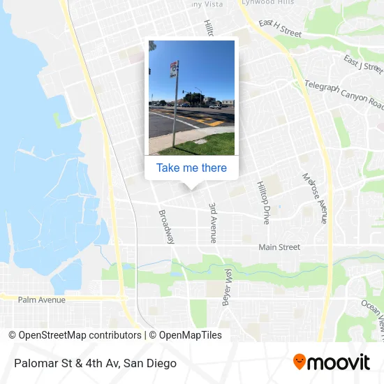 Mapa de Palomar St & 4th Av