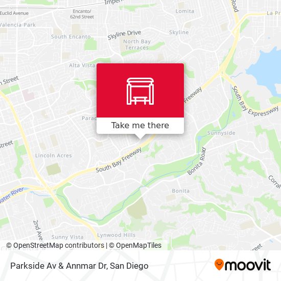 Mapa de Parkside Av & Annmar Dr