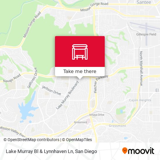 Lake Murray Bl & Lynnhaven Ln map