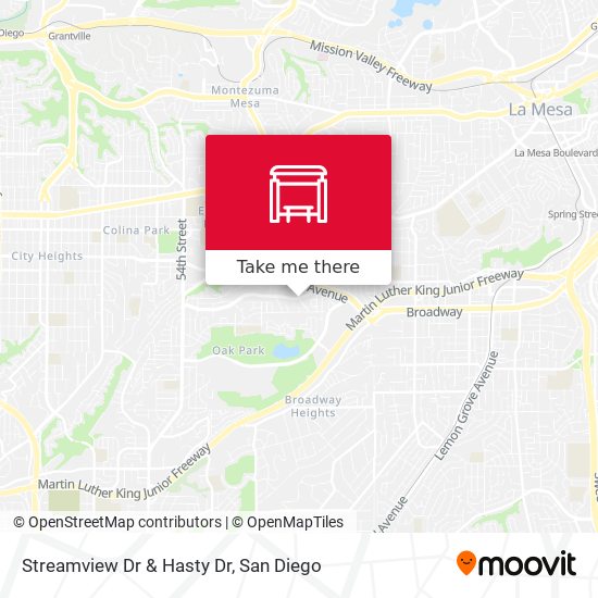 Mapa de Streamview Dr & Hasty Dr