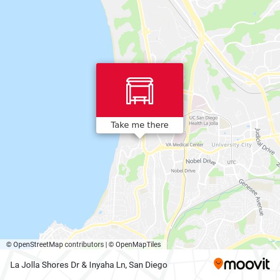 Mapa de La Jolla Shores Dr & Inyaha Ln