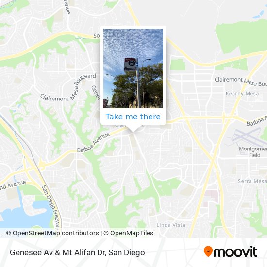 Mapa de Genesee Av & Mt Alifan Dr