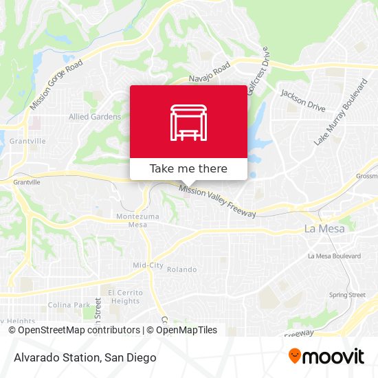 Mapa de Alvarado Station