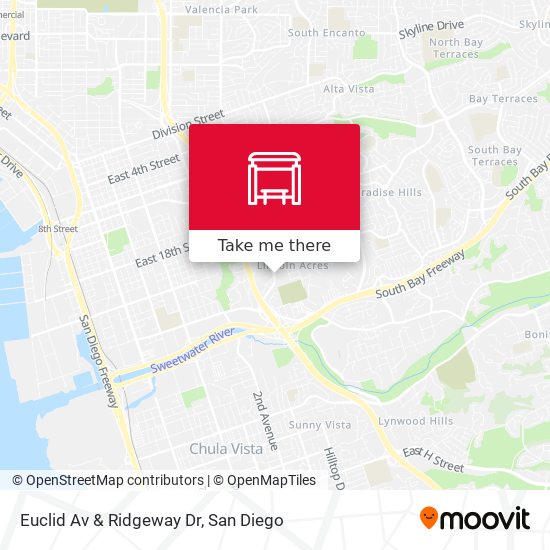 Mapa de Euclid Av & Ridgeway Dr