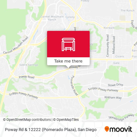 Mapa de Poway Rd & 12222 (Pomerado Plaza)