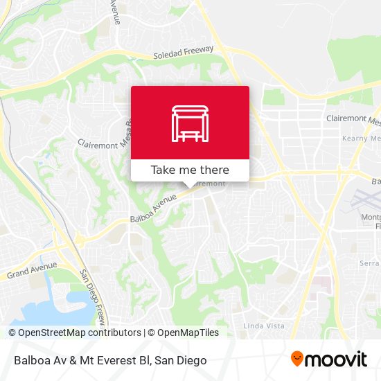 Mapa de Balboa Av & Mt Everest Bl