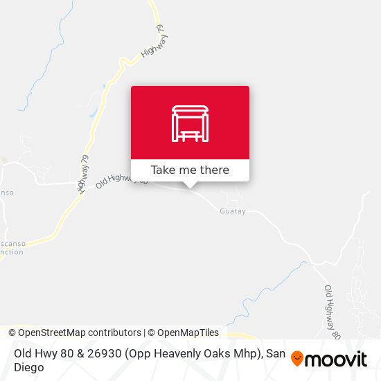 Old Hwy 80 & 26930 (Opp Heavenly Oaks Mhp) map