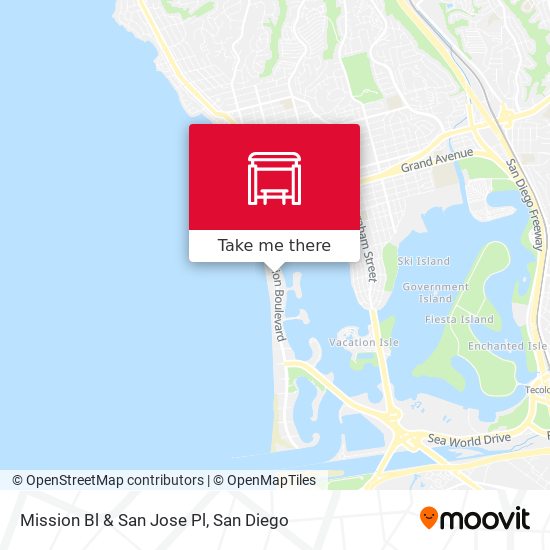 Mapa de Mission Bl & San Jose Pl