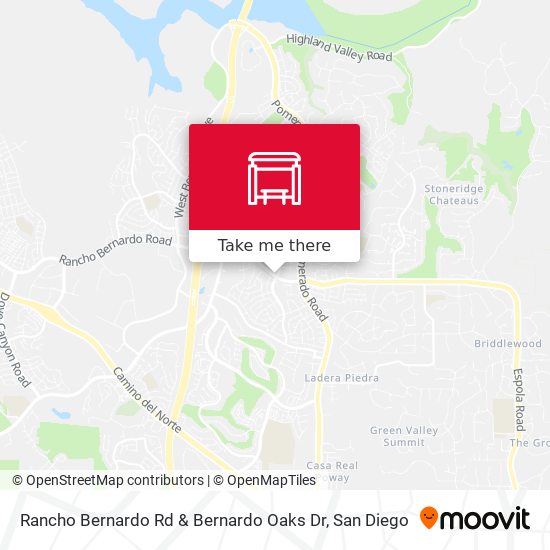 Mapa de Rancho Bernardo Rd & Bernardo Oaks Dr