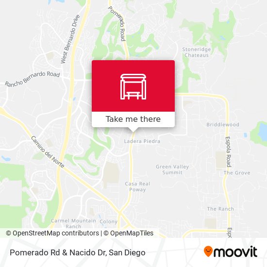 Mapa de Pomerado Rd & Nacido Dr