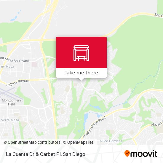 La Cuenta Dr & Carbet Pl map